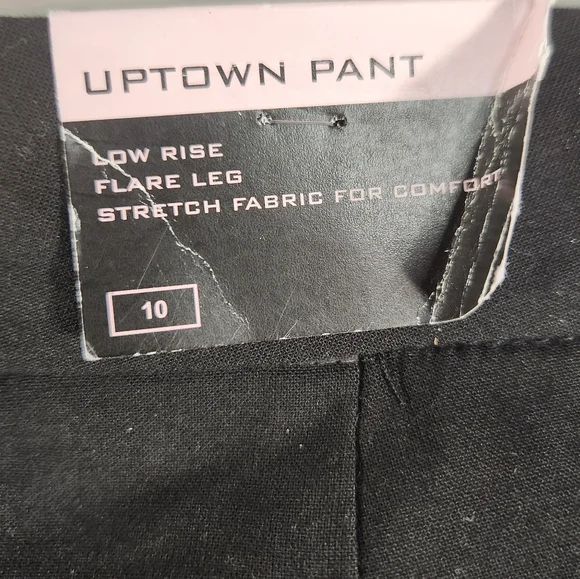 NWT Women's Steve & Barry's Uptown Low Rise Flare Leg Stretch Pants - Picture 3 of 9